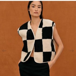 Source Unknown Checkered Vest